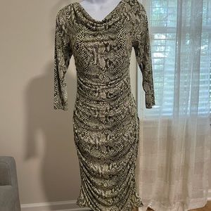 Doncaster snakeskin dress